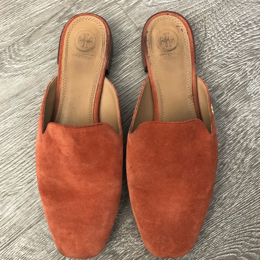 Suede Tory Burch mule